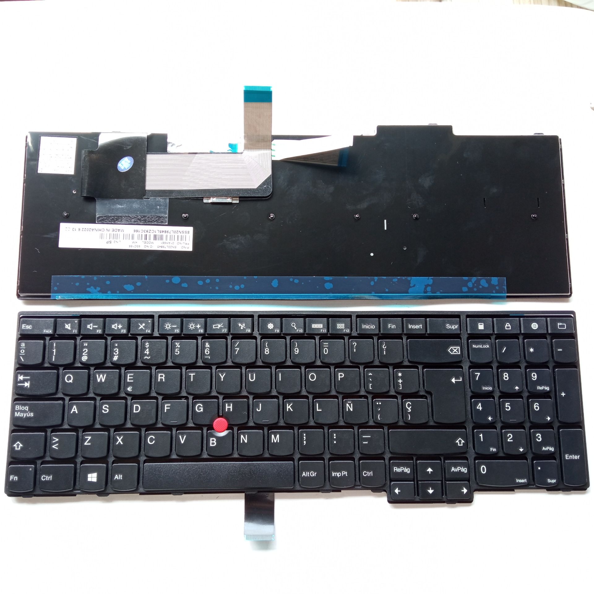 Picture of New Replacement Laptop Keyboard For IBM E531/T540/E540/T540/W540/T531 BLACK FRAME BLACK (OEM) SP Layout